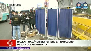 Hallan cadáver en Vía Evitamiento. Foto y video: América Noticias