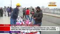 Ambulantes en Puente Acho. América Noticias