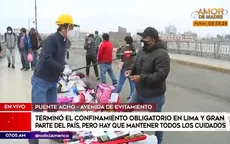 Vía Evitamiento: Vendedores ambulantes volvieron al puente Acho - Noticias de vendedor