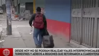 Transporte en Perú. Foto/Video: América Noticias