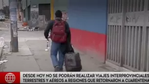 Transporte en Perú. Foto/Video: América Noticias