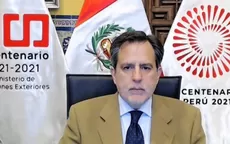 Vicecanciller Luis Enrique Chávez dio positivo a covid-19 - Noticias de corte-superior-de-justicia-de-lima