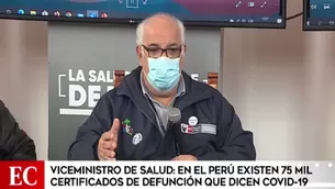 Luis Suárez, viceministro de Salud Pública. Video: América