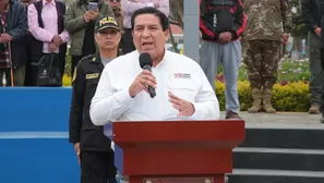 El ministro del Interior, Vicente Tiburcio, anunció que el estado de emergencia empezará en Tacna y se aplicará progresivamente en todas las fronteras del país. FFAA, PNP y Migraciones reforzarán el control. Foto: Presidencia. Video: Canal N