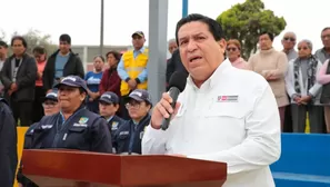 Tiburcio sobre el corredor humanitario con Chile. Foto: Andina / Video: Canal N
