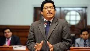 Vicente Zeballos, premier del Per&uacute;.