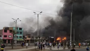 Deflagración en Villa El Salvador: víctimas exigen justicia. Foto y video: Canal N/Andina