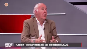 Víctor Andrés García Belaúnde, miembro del comité político de Acción Popular, calificó como “golpe muy duro” la decisión del Jurado Nacional de Elecciones que deja fuera a su partido de las elecciones generales 2026. Video: Cuarto Poder