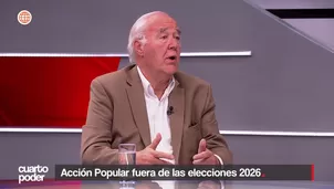 Víctor Andrés García Belaúnde, miembro del comité político de Acción Popular, calificó como “golpe muy duro” la decisión del Jurado Nacional de Elecciones que deja fuera a su partido de las elecciones generales 2026. Video: Cuarto Poder