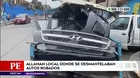 La Victoria: Allanan local donde se desmantelaban autos robados