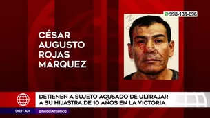 Acusado de violación se encuentra detenido. América Noticias