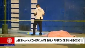 La Victoria: asesinan a comerciante en la puerta de su negocio