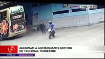 Cámaras de vigilancia captaron el violento robo.