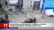 Baleados en La Victoria. América Noticias