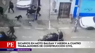 Baleados en La Victoria. América Noticias