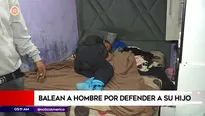 Disparan a hombre por defender a su hijo. Foto y video: América Noticias