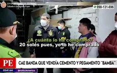 La Victoria: Cae banda que vendía cemento y pegamento bamba - Noticias de bambas
