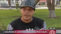 Cantante sufrió golpe en la cabeza.