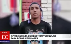 La Victoria: Capturan por cuarta vez a ladrón de celulares  - Noticias de ilich-lopez-urena