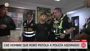 Capturan a hombre que robó arma a policía asesinado en La Victoria. Foto y video: América Noticias