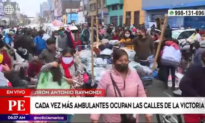 La Victoria: Cientos de ambulantes volvieron a tomar distintas calles