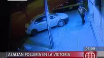 Asalto en pollería. América Noticias