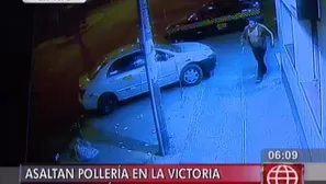 Asalto en pollería. América Noticias