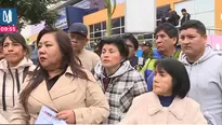 Protesta de comerciantes del Parque Cánepa. Foto y video: Canal N