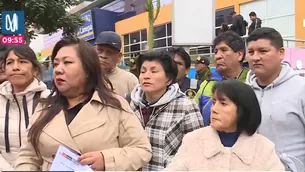 Protesta de comerciantes del Parque Cánepa. Foto y video: Canal N