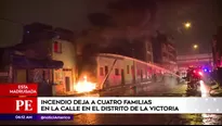 Incendio en La Victoria. América Noticias