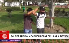 La Victoria: Delincuente acababa de salir de prisión y fue capturado por robar celular - Noticias de la-punta