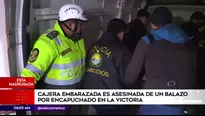 Embarazada asesinada en La Victoria. América Noticias