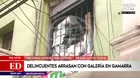 La Victoria: Delincuentes robaron mercadería en galería de Gamarra