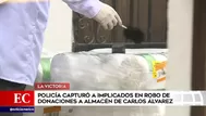 La Victoria: Capturan a implicados en robo de donaciones a almacén de actor Carlos Álvarez