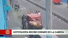 La Victoria: Disparan en la cabeza a un mototaxista