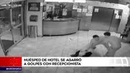 La Victoria: Dos hombres se agarraron a golpes en un hotel