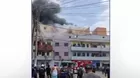 La Victoria: Gran incendio se registra en un predio