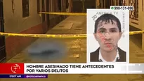 Asesinato en La Victoria. Foto y video: América Noticias