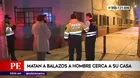 La Victoria: Hombre fue asesinado a balazos cerca de su casa