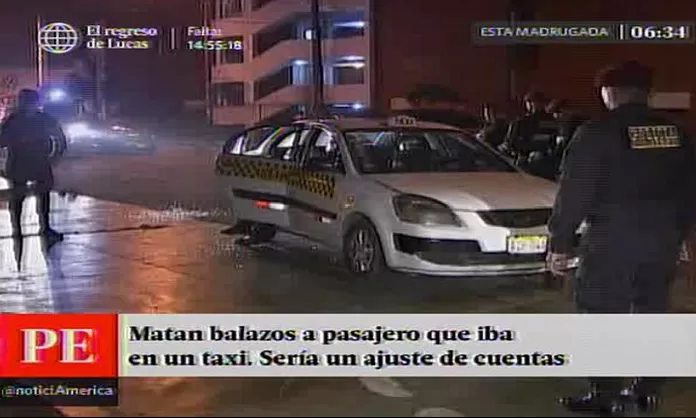 La Victoria: hombre fue asesinado de seis balazos al interior de un taxi