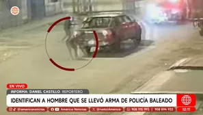Identifican a hombre que se llevó arma de policía baleado en La Victoria. Foto y video: América Noticias