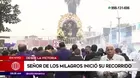 La Victoria: Imagen del Señor de los Milagros inició su recorrido