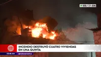 Incendio destruyó casas en La Victoria. Foto y video: América Noticias