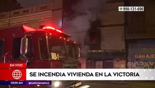 Incendio en La Victoria. Foto y video: América Noticias