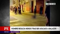 Los casquillos de bala quedaron en la escena del ataque.