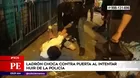 La Victoria: Ladrón se estrelló contra puerta de metal al intentar huir de la Policía