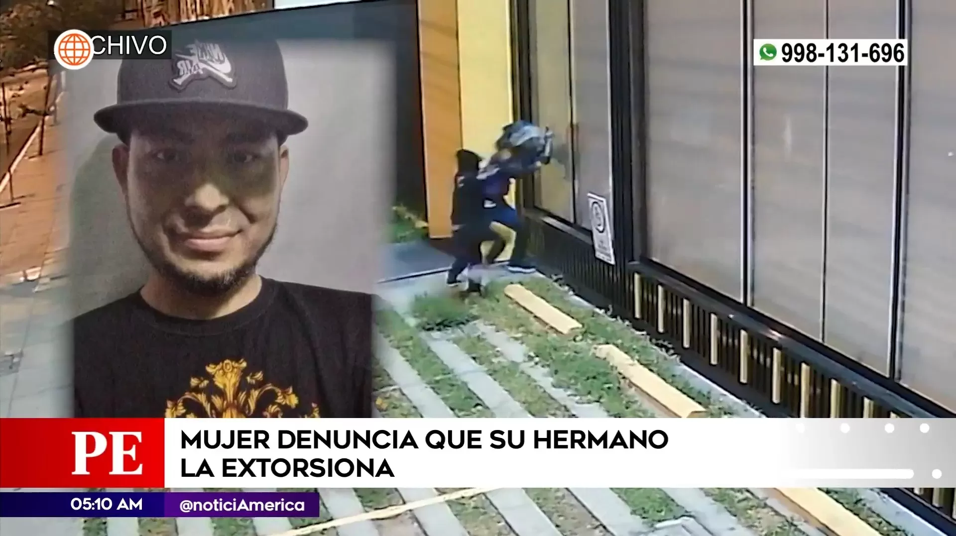 Mujer denuncia que su hermano la extorsiona en La Victoria. Foto: América Noticias