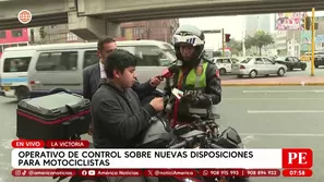 Operativo en La Victoria. América Noticias