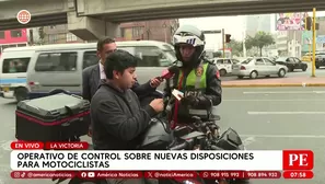 Operativo en La Victoria. América Noticias