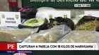 La Victoria: Pareja tenía en su poder 18 kilos de marihuana